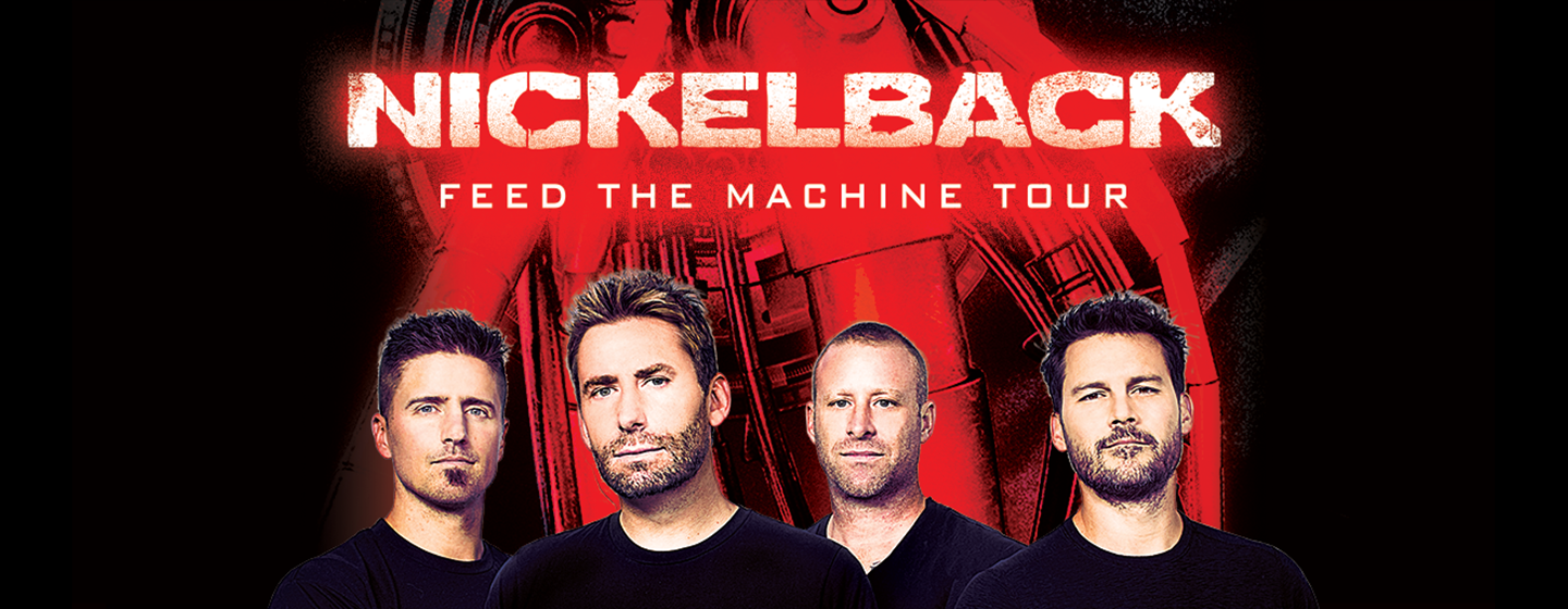 Nickleback mit der Feed The Machine Tour  im Sparkassenpark